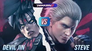 Tekken 8 | Aggressive Devil Jin Vs Steve Fox!