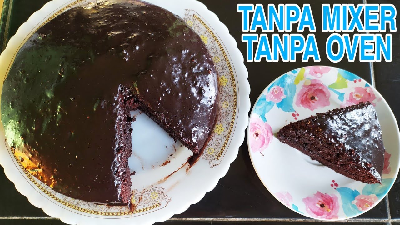 Download CAKE COKLAT 2 TELUR TANPA OVEN TANPA MIXER || HASILNYA SUPER MOIST