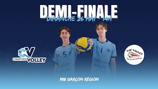 [Phase Finale M18 Garçon] Demi-finale : C'Chartres Volley - CJF Fleury