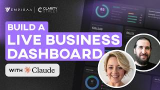 How to Build a Live Business Dashboard with Claude (Xero, CRM and Strategy in One View)