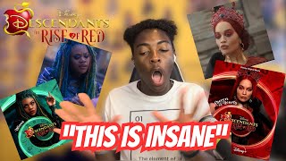 Descendants The Rise Of Red Official Trailer Resction❤️🖤❤️🖤