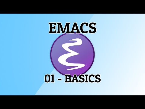 Emacs - 01 - Intro, files and movement