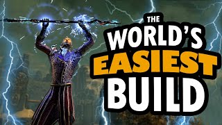 Lazy Sorc - The EASIEST ESO ONE Bar Sorcerer Build for ALL PVE content