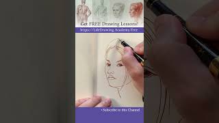 Sketching Faces with Simple Lines - https://lifedrawing.academy/free
