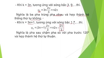 Chương 2|Bài 2.5.Sóng điều hòa bậc cao trong mạch điện 3 pha|Cơ sở Lý thuyết mạch điện 2