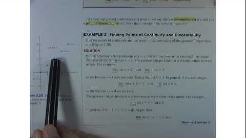 AP Calculus 2.3 Continuity at a Point Ex.  2