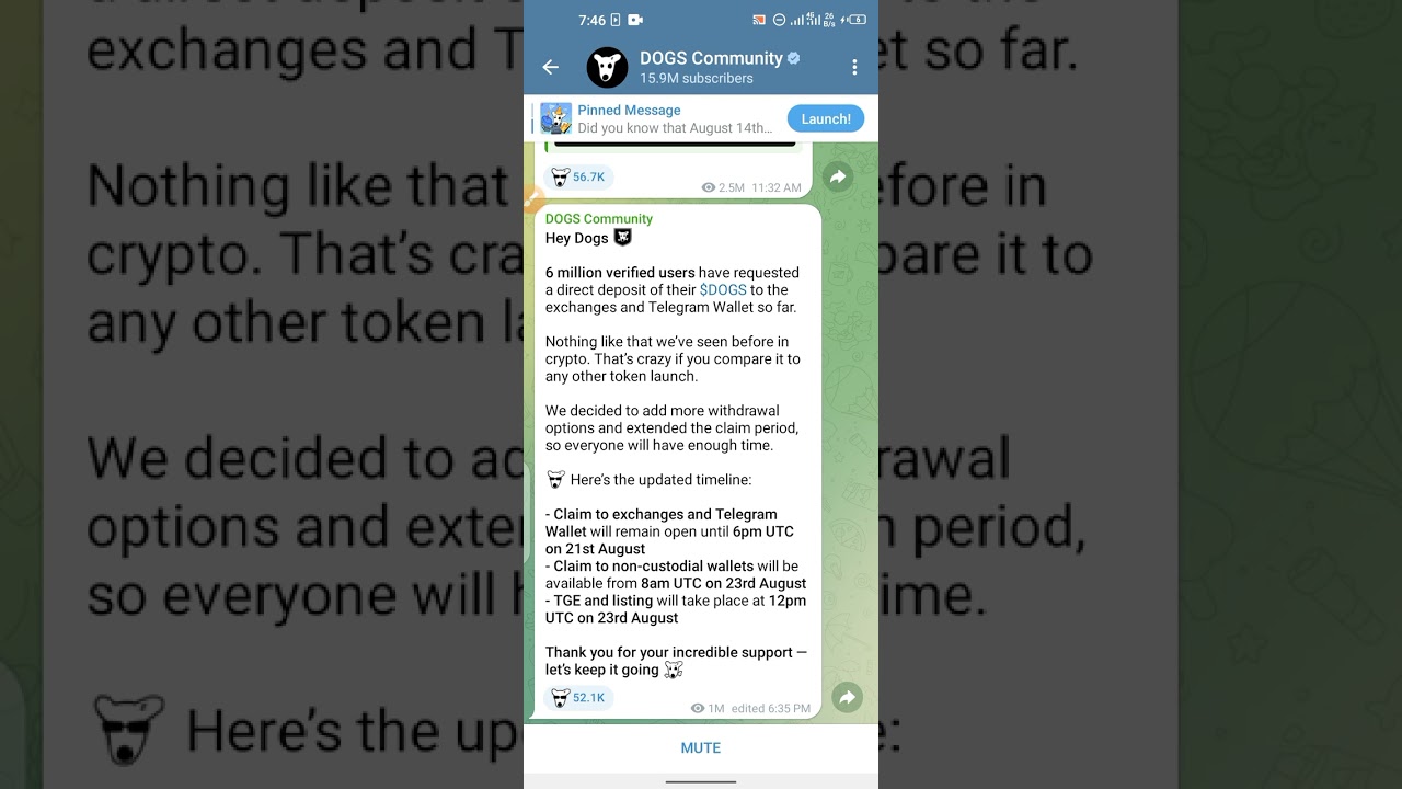 🚀 dogs withdrawal date : postponed