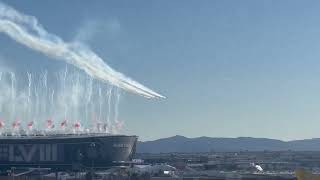 Spectacular flyover marks historic Super Bowl LVIII in Las Vegas
