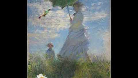 Thumbnail of 🎶🎧-30 nds Recreation-Photo-Painting Monet "Woman with a Parasol"-Video-Photo-No Copy Right Music-🎶🎶