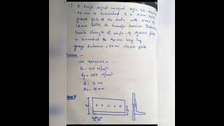 KTU S7 CE 401 DSS Module 2- Design of tension members ( single angle)