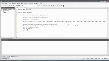 Java Tutorial #11 *PROGRAM* Random Password Generator