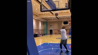 LeBron James and Anthony Davis Workout In Orlando Bubble