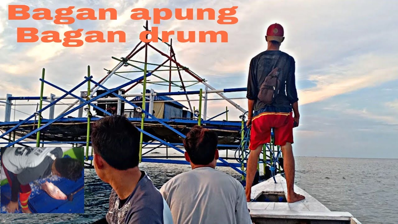 WOW ❗ begini cara bagan drum atau bagan terapung menangkap ikan PART 2 sambil mancing