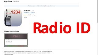 Demo of the Radio ID app by Matthew Kaufman