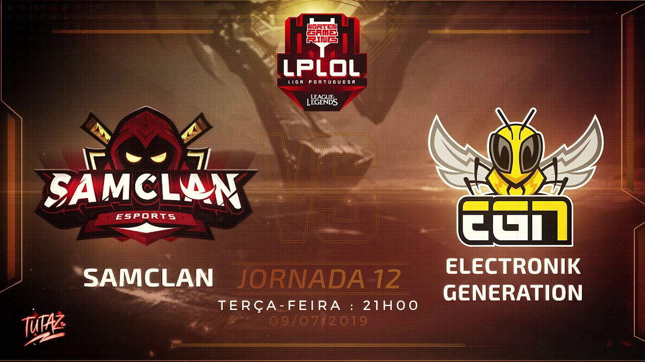 Jornada 12 - 1ªDivisão WGR LPLOL - SAMCLAN VS EGN - 21H00