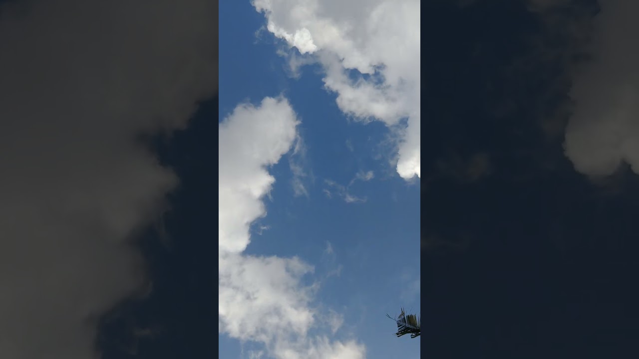 Blue Sky with White Clouds 4K Hyperlapse