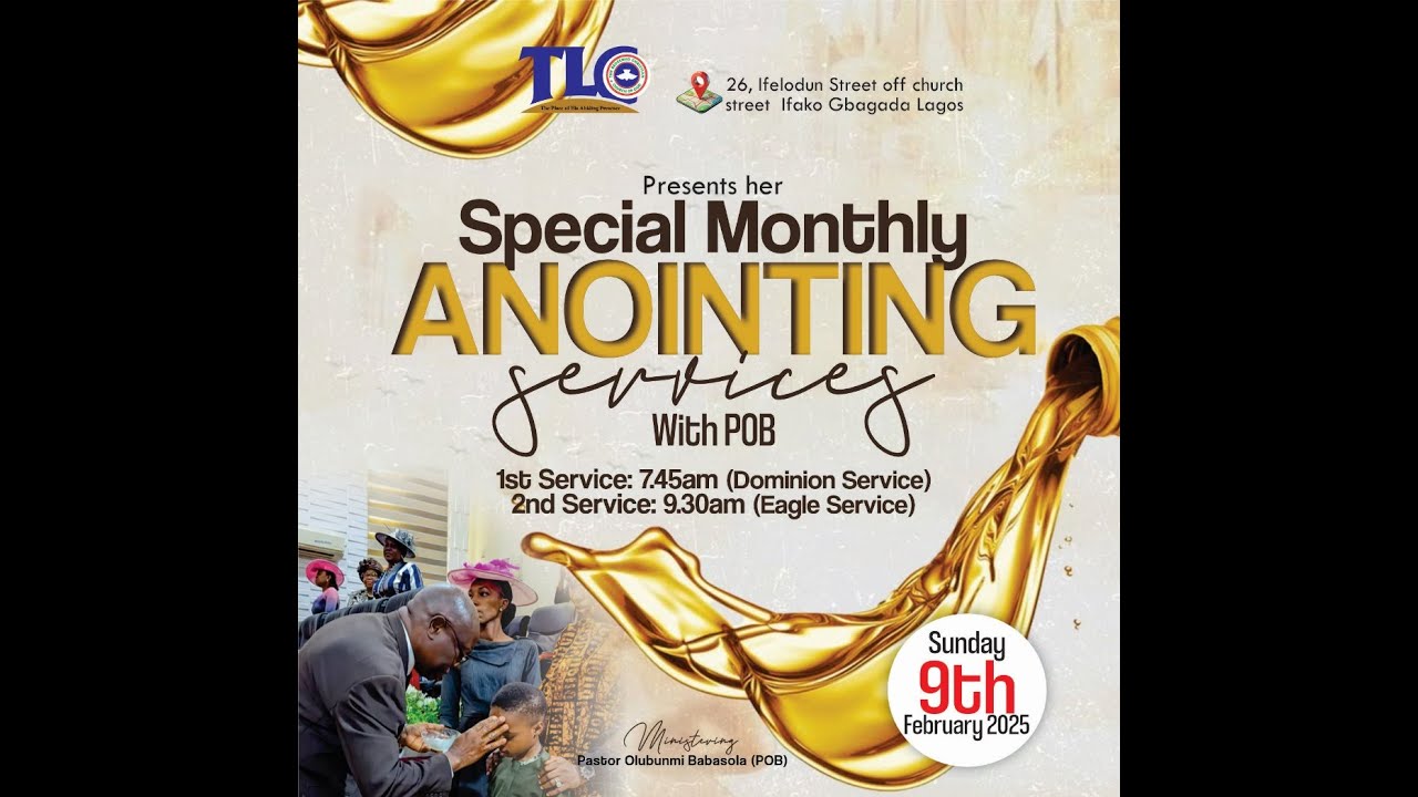 RCCG TLC || SECOND SERVICE || FEBRUARY ANOINTING SERVICE || SUNDAY 9TH ...