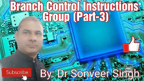 #Lecture-27 #Microprocessor & Peripheral Devices #ALP #Branch Control Instruction Group (Part-3)
