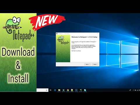 Install Notepad++ on