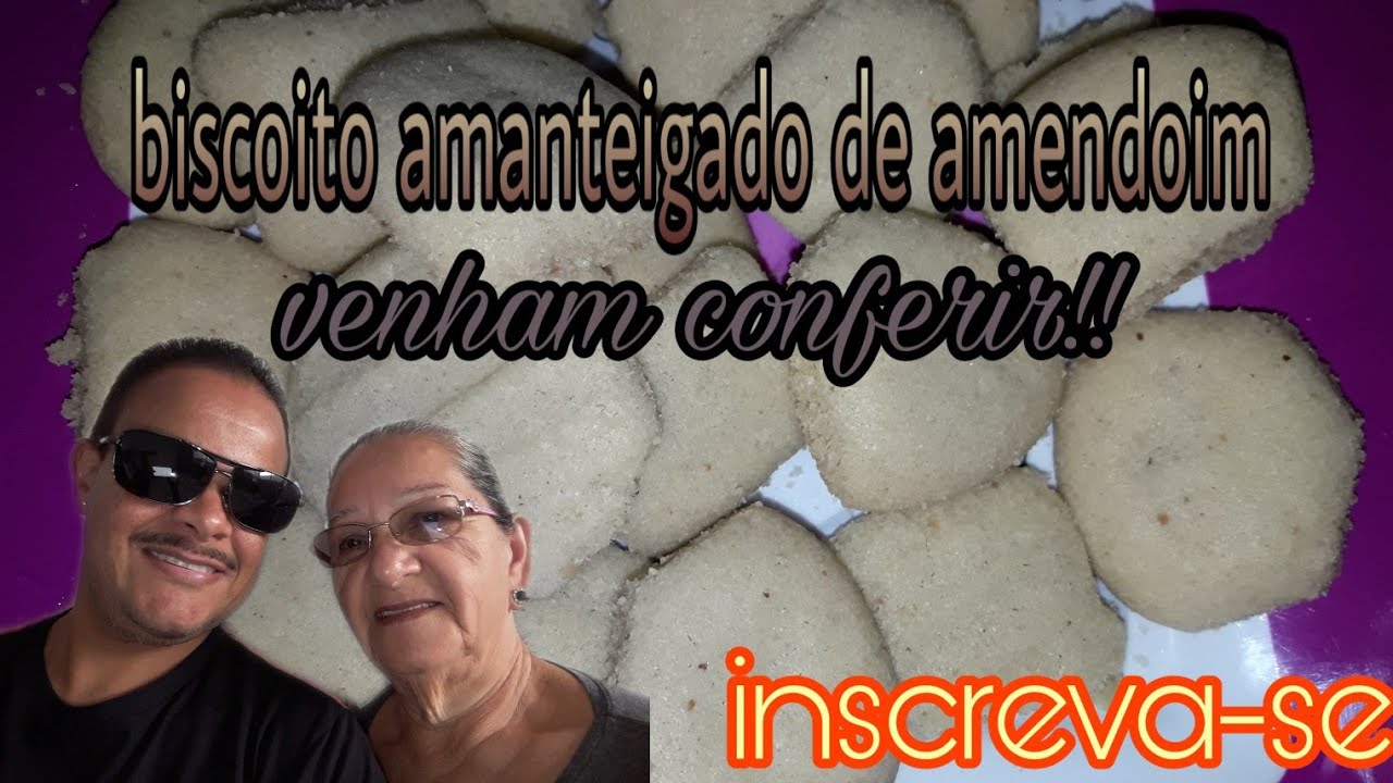 RECEITA: BISCOITO AMANTEIGADO DE AMENDOIM