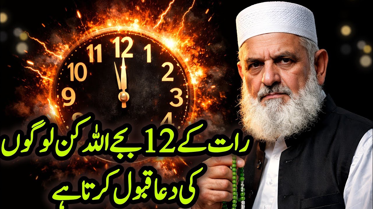 ✅Raat 12 Baje Allah Kin Logon Ki Dua Qabool Karta Hai?💯#islamicmotivation 