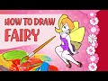 How to draw a fairy for kids