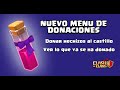 Donacion de hechizos en  Clash of Clans