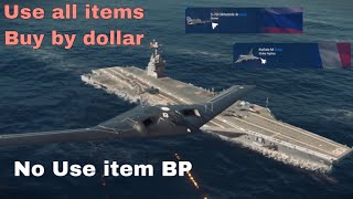 USS Enterprise(CVN-80) & Use all items buy by dollar - No use items BP | Modern Warships