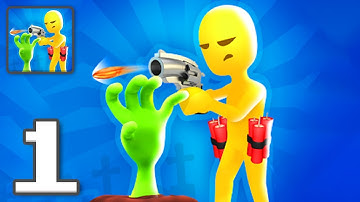 Zombie Merge Fight - Gameplay Walkthrough Part 1 - Tutorial Merge Zombie (iOS, Android)