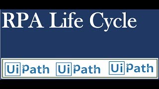 RPA life cycle