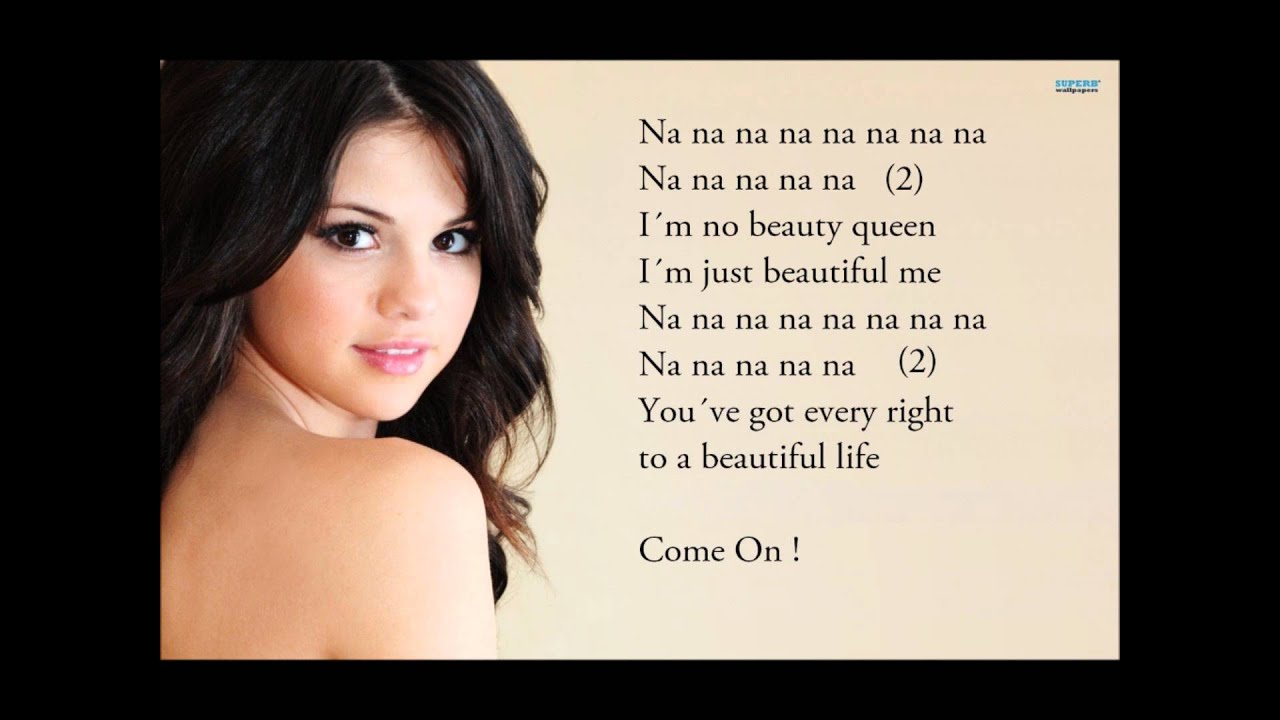 Selena Gomez Who Says Lyrics - YouTube