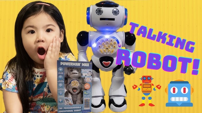 Lexibook - Powerman Jr. Smart Interactive Toy Robot that Reads in the Mind  Toy for Kids Dancing Plays Music Animal Quiz STEM Programmable Remote  Control Boy Robot Junior Green/Blue - ROB20EN 