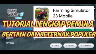 Tutorial Dasar Basic Main Game Farming Simulator 23 Mobile Gameplay Android Offline Indonesia #1 screenshot 3