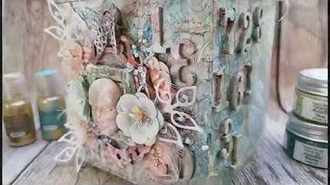 Mixed Media - Altered box - #25 Tutorial video