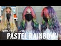 Hair Transformations with Lauryn: Pastel Rainbows for a Bride  Ep. 71