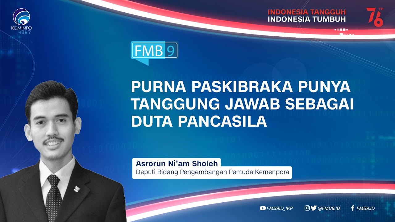 Purna Paskibraka Punya Tanggung Jawab Sebagai Duta Pancasila