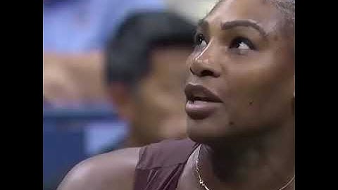 SERENA WILLIAMS OUTRAGED BY UMPIRE DECISION OF CHEATING US FINAL