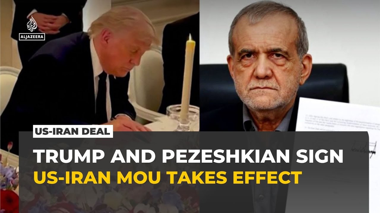 Trump signs US-Iran MoU in Versailles after G7 summit