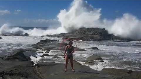 It got a bit a gnarly on the rocks today...