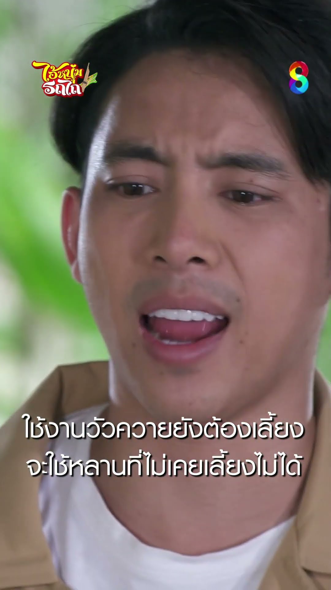 ใช้งานวัวควายยังต้องเลี้ยง จะใช้หลานที่ไม่เคยเลี้ยงไม่ได้ #shorts ไอ้หนุ่มรถไถ | ละครช่อง8