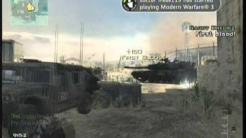 MW3 - Crazy 6 man spawn feed on Dome