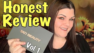 Tati Beauty TEXTURED NEUTRALS Vol.1 Eyeshadow Palette \/\/ Honest review, swatches \& Try on