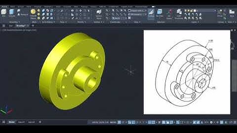 ⚙️ How to Create 3D Mechanical Component in AutoCAD | Easy & Professional Design! #autocad