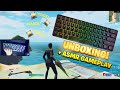 Fastest Keyboard GK61 Unboxing ⌨️ Review 🤩 Fortnite ASMR Gameplay Gateron Optical Yellow