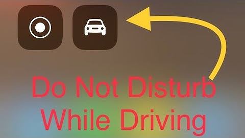 Do Not Disturb While Driving: How to Turn On/Off