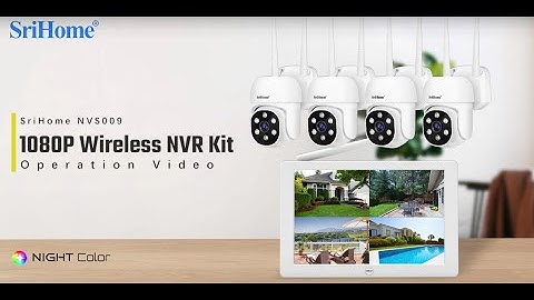 SriHome/Sricam 2MP 8CH NVR(WiFi Kits)NVS009 Operation Video