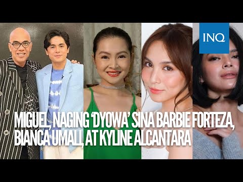 Miguel, umaming naging GF sina Barbie, Bianca, Kyline