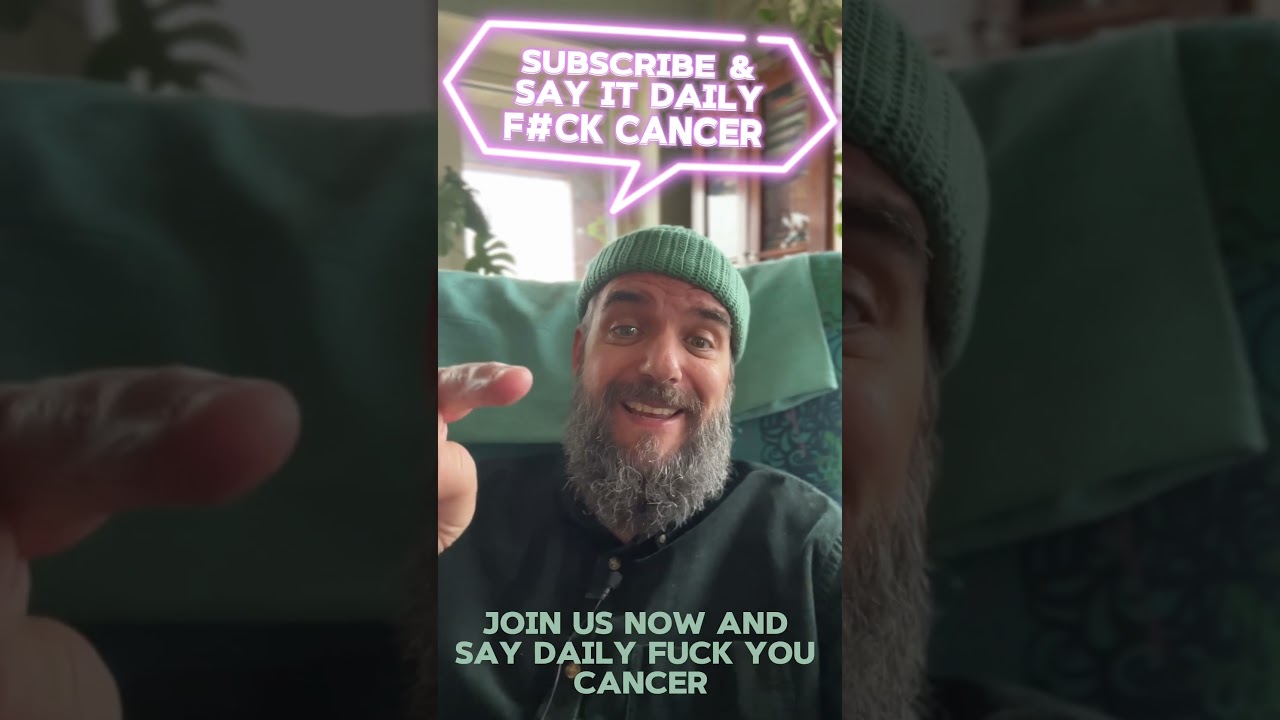 My daily F to the cancer! #fcancer #vlog #life #lifewithcancer #cancer #mentalhealth #podcast