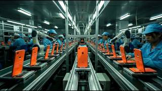 Inside a gigantic Apple factory. Producing millions of units of the luxurious iPhone 17 Pro Max.