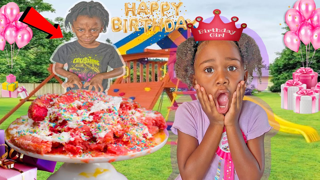 boy DESTROYS Sister birthday CAKE, mom teaches him a lesson 